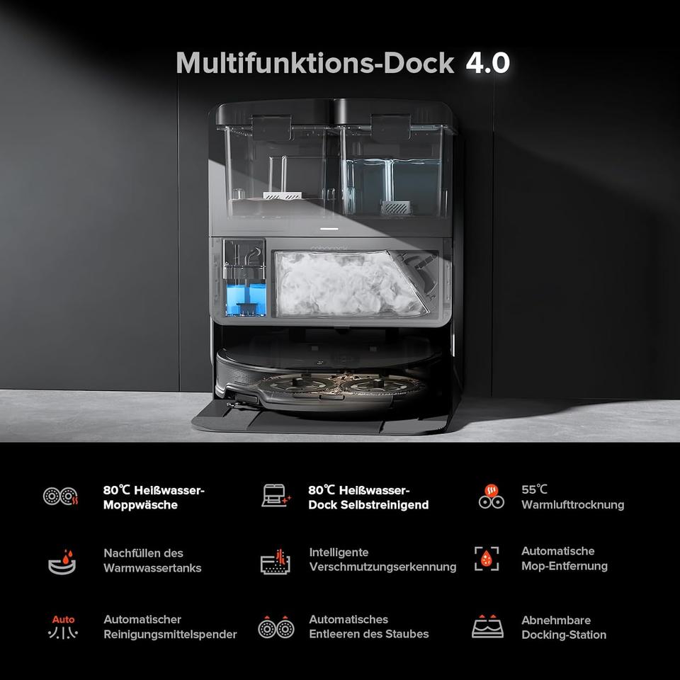 Roborock Saros 10R Saugroboter mit Wischfunktion